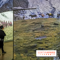 Photos : Exposition immersive Jimmy Nelson : The last sentinels à l’Atelier des Lumières 