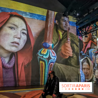 Photos : Exposition immersive Jimmy Nelson : The last sentinels à l’Atelier des Lumières 