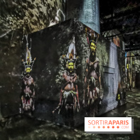 Photos : Exposition immersive Jimmy Nelson : The last sentinels à l’Atelier des Lumières 