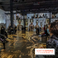 Photos : Exposition immersive Jimmy Nelson : The last sentinels à l’Atelier des Lumières 