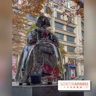 Exposition contemporaine de Manolo Valdés avenue Georges V