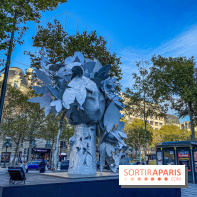 Exposition contemporaine de Manolo Valdés avenue Georges V