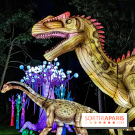 Photos : Thoiry Lumières Sauvages 2020-2021 dinosaure