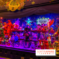 Photos : Les vitrines et sapin de Noël de Noël des Galeries Lafayette 2020