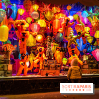 Photos : Les vitrines et sapin de Noël de Noël des Galeries Lafayette 2020