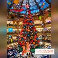 Photos : Les vitrines et sapin de Noël de Noël des Galeries Lafayette 2020