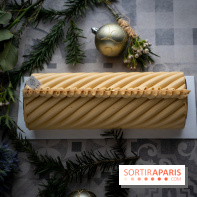 Bûche de Noël signature de Sébastien Serveau, Pâtisserie Fine Versailles