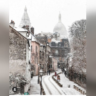 Paris sous la neige, les photos