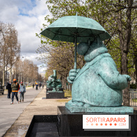 Exposition Geluck sur les Champs-Elysées 