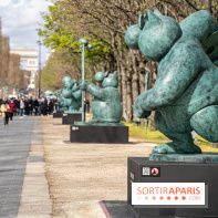Exposition Geluck sur les Champs-Elysées 