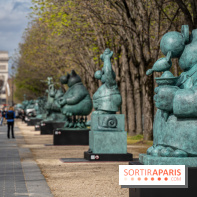 Exposition Geluck sur les Champs-Elysées 