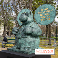 Exposition Geluck sur les Champs-Elysées 