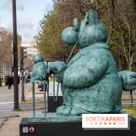 Exposition Geluck sur les Champs-Elysées 