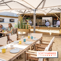 La plage et le brunch EffetMer de la Maison Louveciennes 