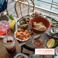 Polpo brasserie, la terrasse péniche 