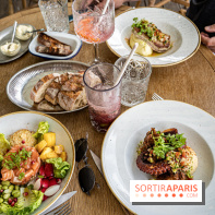 Polpo brasserie, la terrasse péniche 