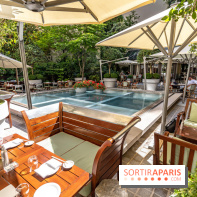 La terrasse du Royal Monceau en mode estivale