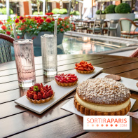 La terrasse du Royal Monceau en mode estivale