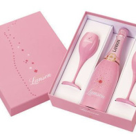 Champagne Lanson Rose Pink