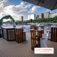 Solarium, la péniche au pied de la Cité de la Mode et du Design