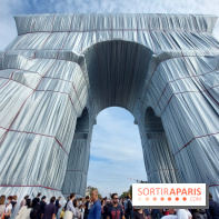 L'Arc de Triomphe empaqueté, nos photos