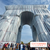 L'Arc de Triomphe empaqueté, nos photos