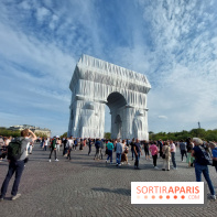 L'Arc de Triomphe empaqueté, nos photos