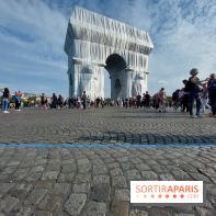 L'Arc de Triomphe empaqueté, nos photos