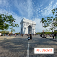 L'Arc de Triomphe empaqueté, nos photos