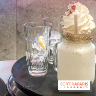 Elan café, le célèbre salon de thé rose aux Galeries Lafayette