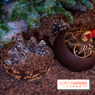 Photos : Bûche de Noël du Plaza Athénée 2021 et galette des rois 2022