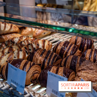 Photos : Boulangerie Baptiste aux Batignolles par Joël Defives - pain au chocolat