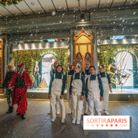 Inauguration Noël à la Samaritaine 2021, animations et vitrines