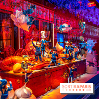 Inauguration des Vitrines de Noël des Galeries Lafayette 2021, les photos