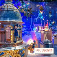 Inauguration des Vitrines de Noël des Galeries Lafayette 2021, les photos