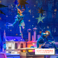 Inauguration des Vitrines de Noël des Galeries Lafayette 2021, les photos