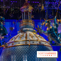 Inauguration des Vitrines de Noël des Galeries Lafayette 2021, les photos