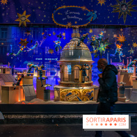 Inauguration des Vitrines de Noël des Galeries Lafayette 2021, les photos