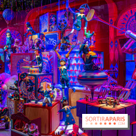 Inauguration des Vitrines de Noël des Galeries Lafayette 2021, les photos