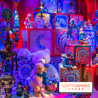 Inauguration des Vitrines de Noël des Galeries Lafayette 2021, les photos