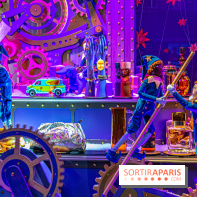 Inauguration des Vitrines de Noël des Galeries Lafayette 2021, les photos