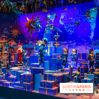 Inauguration des Vitrines de Noël des Galeries Lafayette 2021, les photos