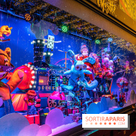 Inauguration vitrines et sapin des Galeries Lafayettes 2021 