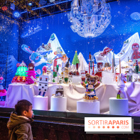 Inauguration vitrines et sapin des Galeries Lafayettes 2021 