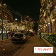 Illuminations de Noël 2021 de l'avenue Montaigne : nos photos