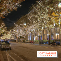 Illuminations de Noël 2021 de l'avenue Montaigne : nos photos