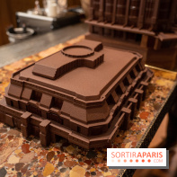 Photos : Bûche de Noël du Cheval Blanc par Maxime Fréderic 2021