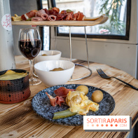 La terrasse raclette de la Fabrique à Toga à Bercy