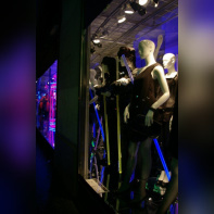 Le BHV illuminé par Beth Ditto et Jean-Charles de Castelbajac - Noël 2009