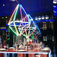 Le BHV illuminé par Beth Ditto et Jean-Charles de Castelbajac - Noël 2009